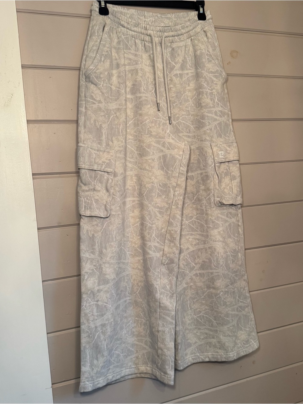 Victoria's Secret PINK Campus Fleece Wide-Leg Cargo Sweatpants